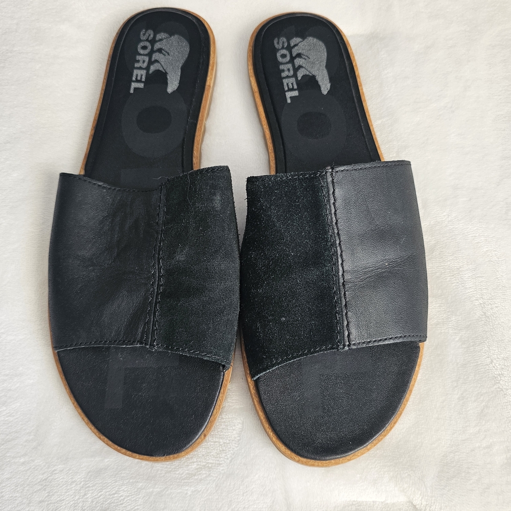 Sorel Black Leather Footwear - Picture 2 of 6
